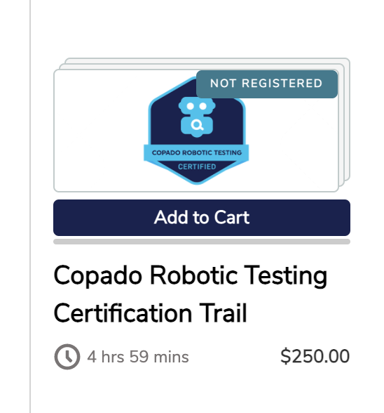 Exam Copado-Robotic-Testing Demo