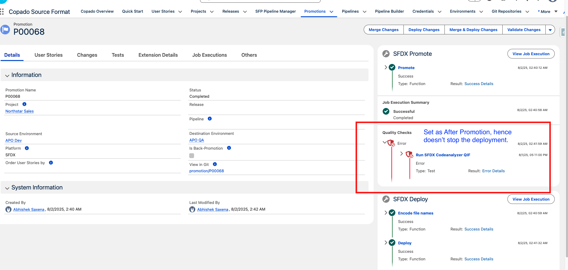 Salesforce Code Analyzer for Copado